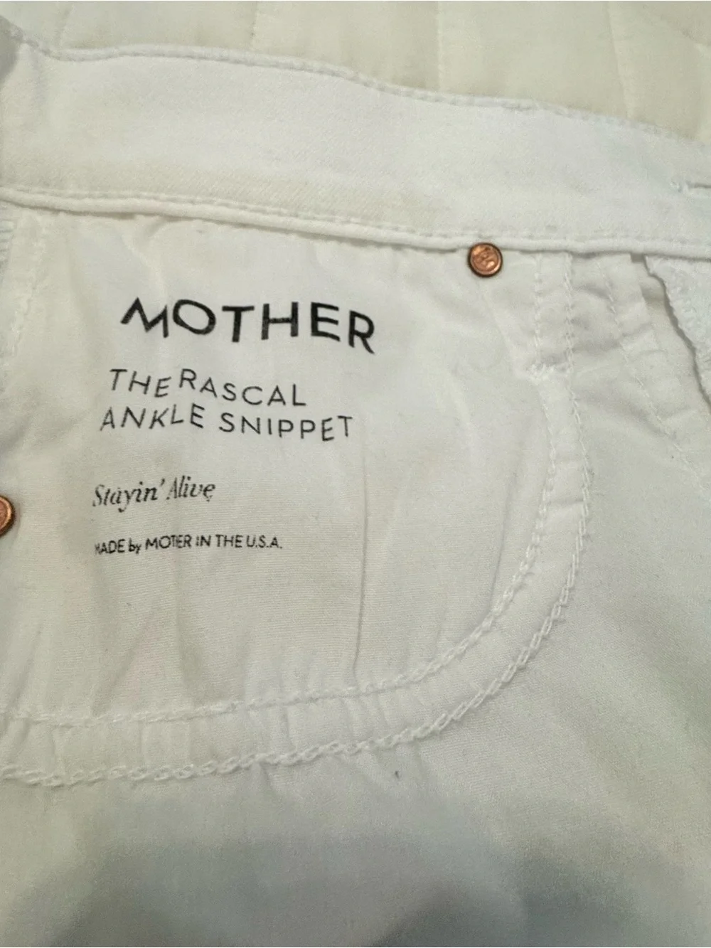 MOTHER The Rascal Ankle Snippet in Staying Alive - Size 27